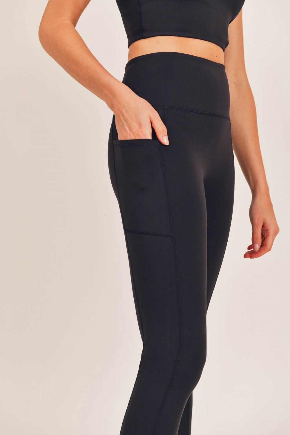 Ponte Knit Legging With Front Seam | Catherines