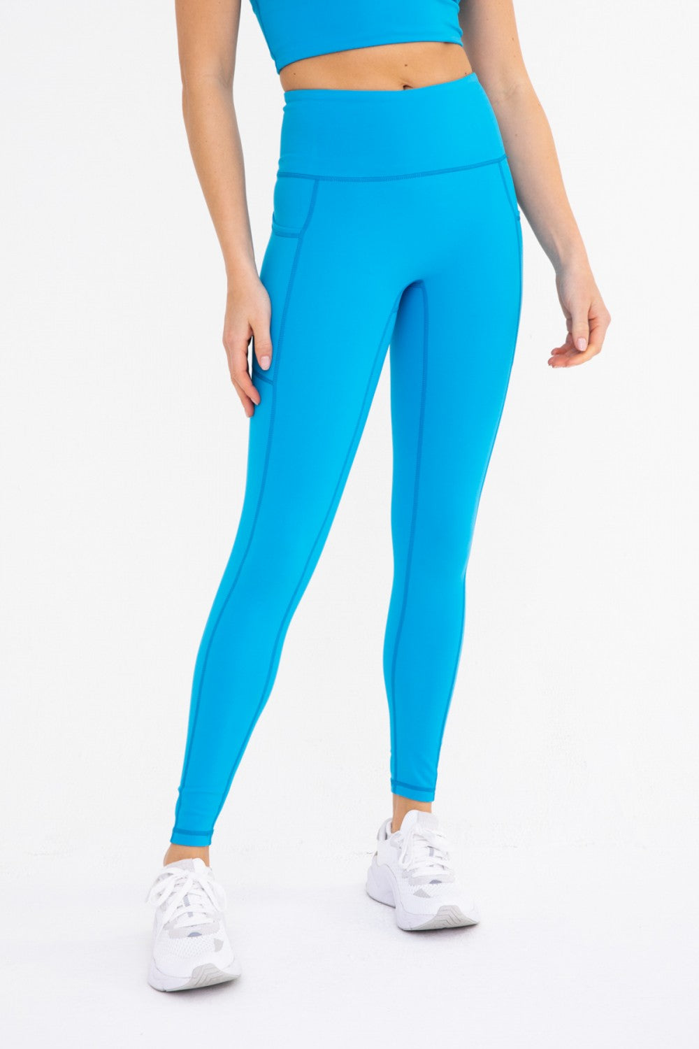 Venice High-Waist Leggings with Seam Details - APH-A0883 – The